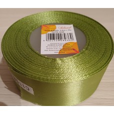 Atlasa lenta, pasteļtoņu salvija (PASTEL SAGE), 38 mm x 32 m Atlasa lenta, pasteļtoņu salvija (PASTEL SAGE), 38 mm x 32 m